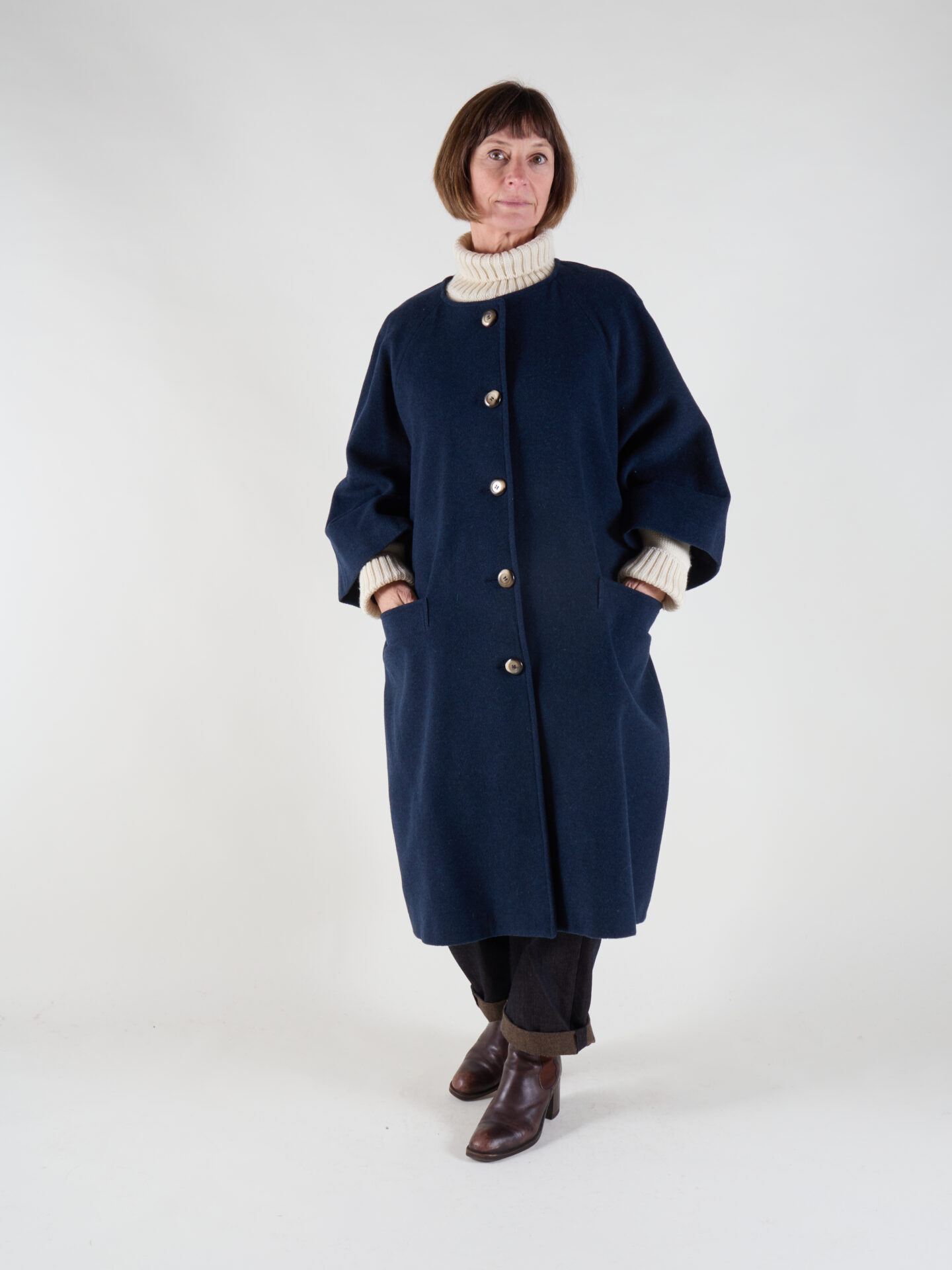 vintage nordstorm wool coat イタリア製 kaan1-2-4.jpg