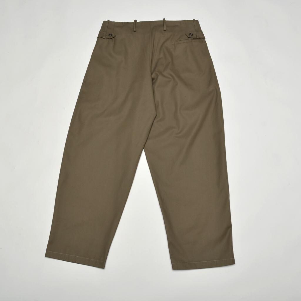 Gardener Trousers | Khaki Cotton Twill