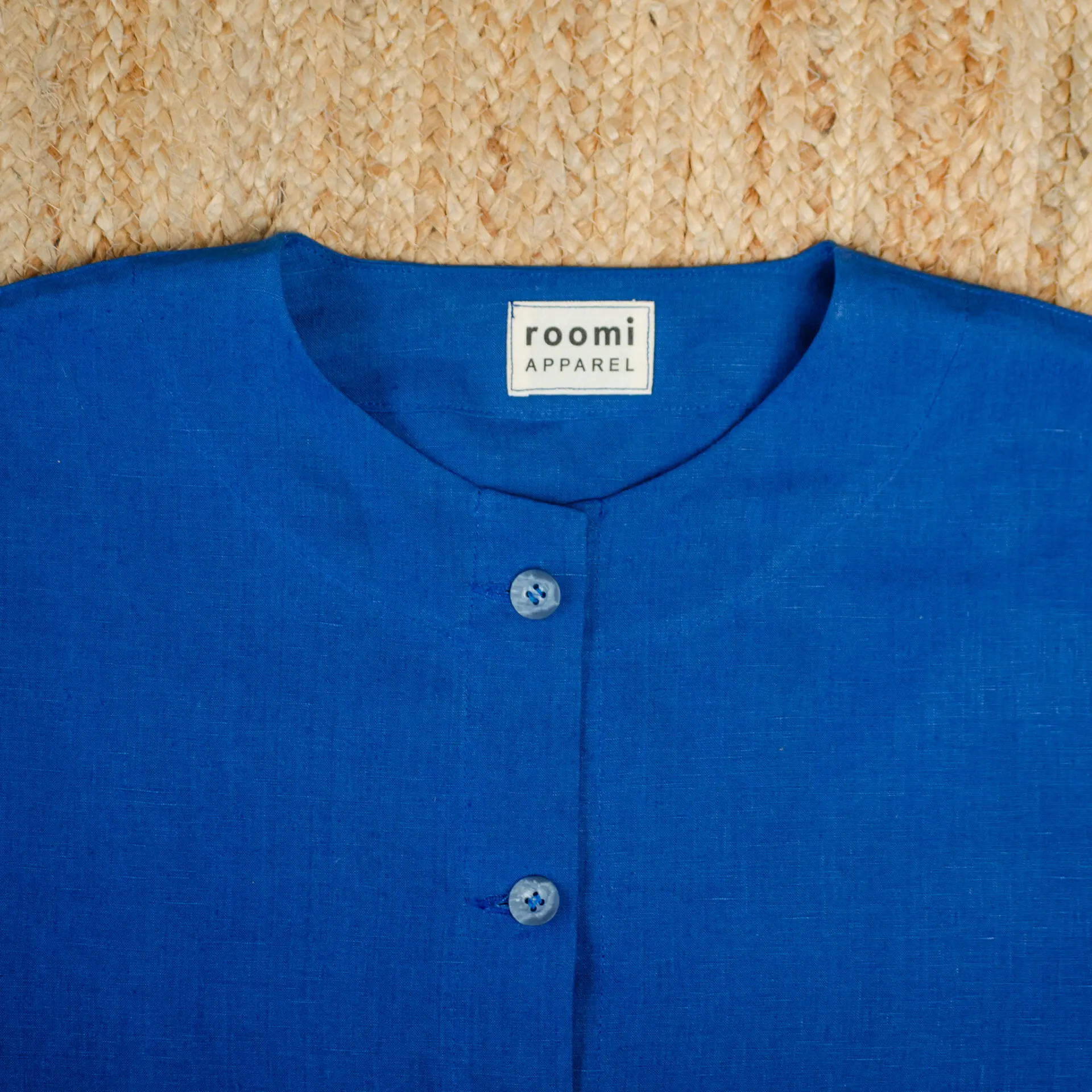 Levin Jacket | Cobalt Irish Linen - Image 2