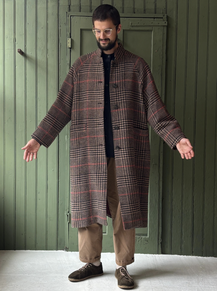 Hansom Overcoat | Classic Brown Tweed