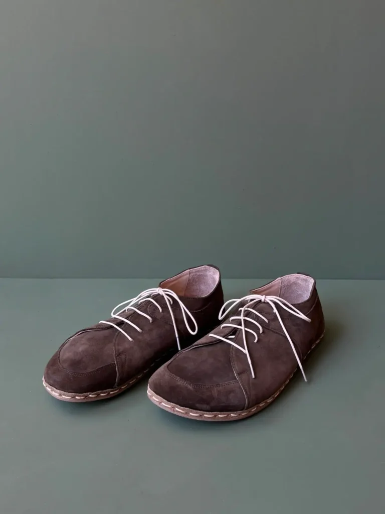 Barefoot Yemeni Sneakers | Olive Suede