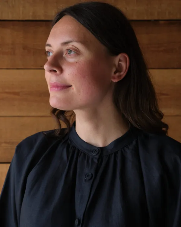 Dorothea Dress | Black Irish Linen