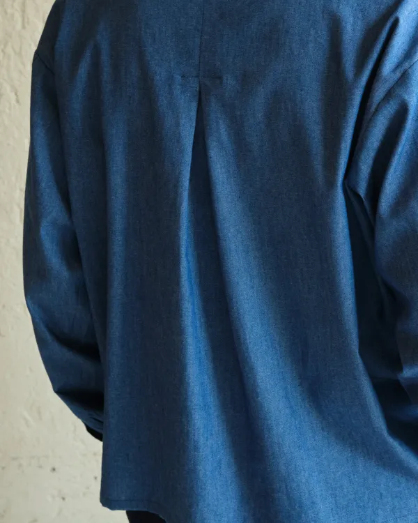 Etta Blouse | Cobalt Chambray