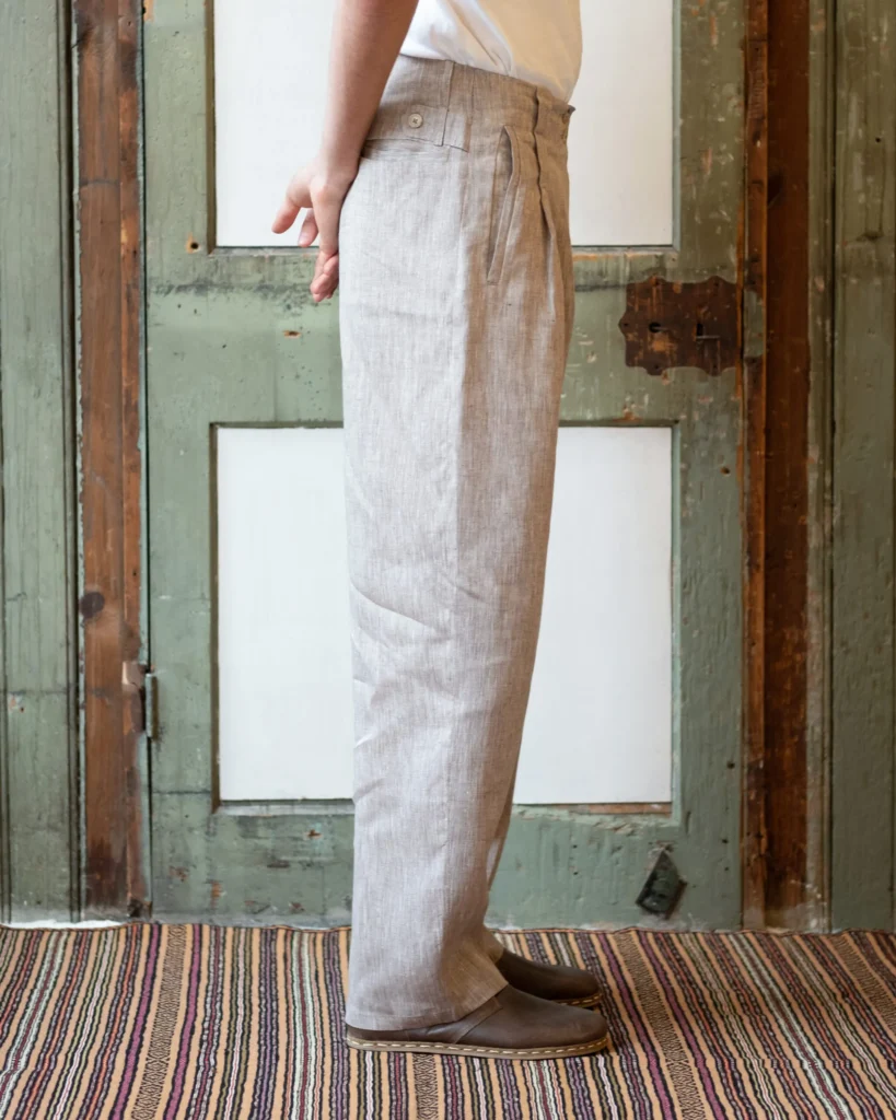 Gardener Trousers | Natural Irish Linen