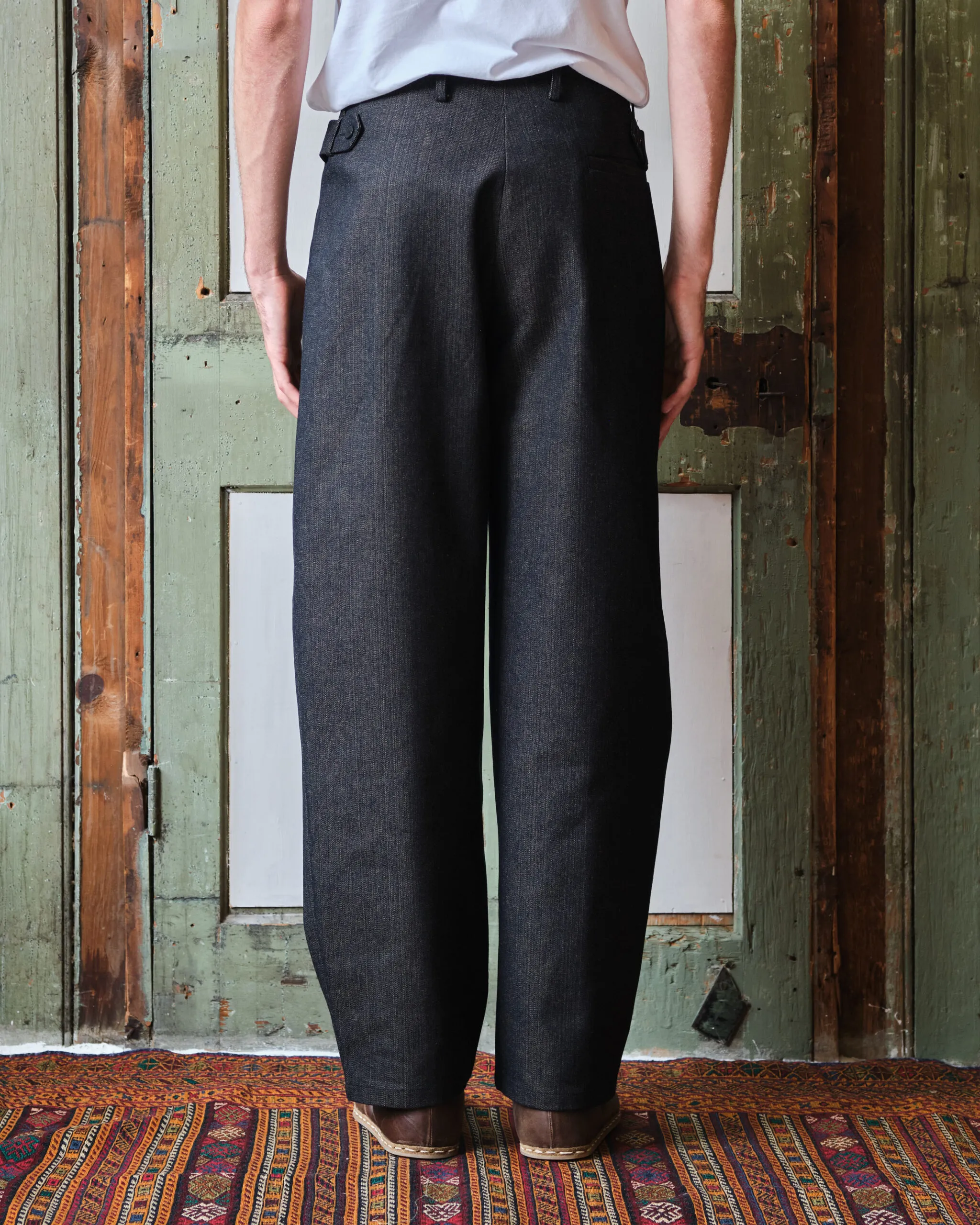 Gardener Trousers | Dark Heavy Denim - Image 3