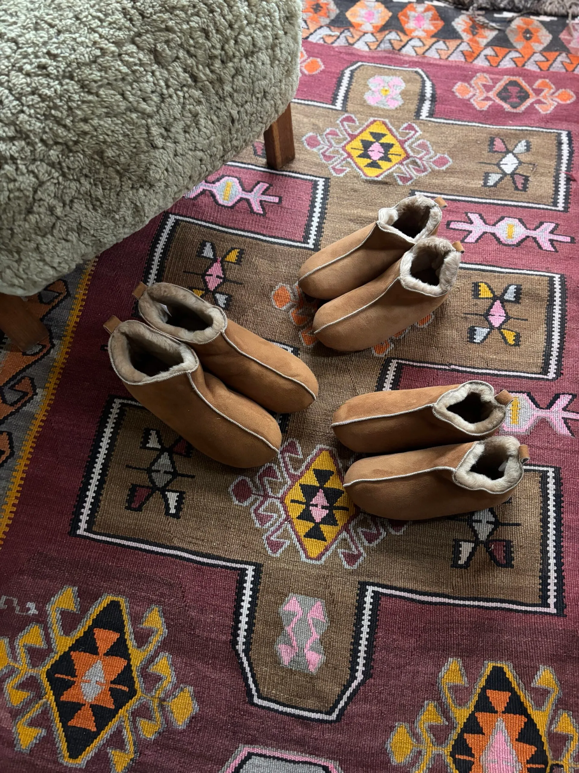 Sheepskin Slippers | Natural Tan - Image 1