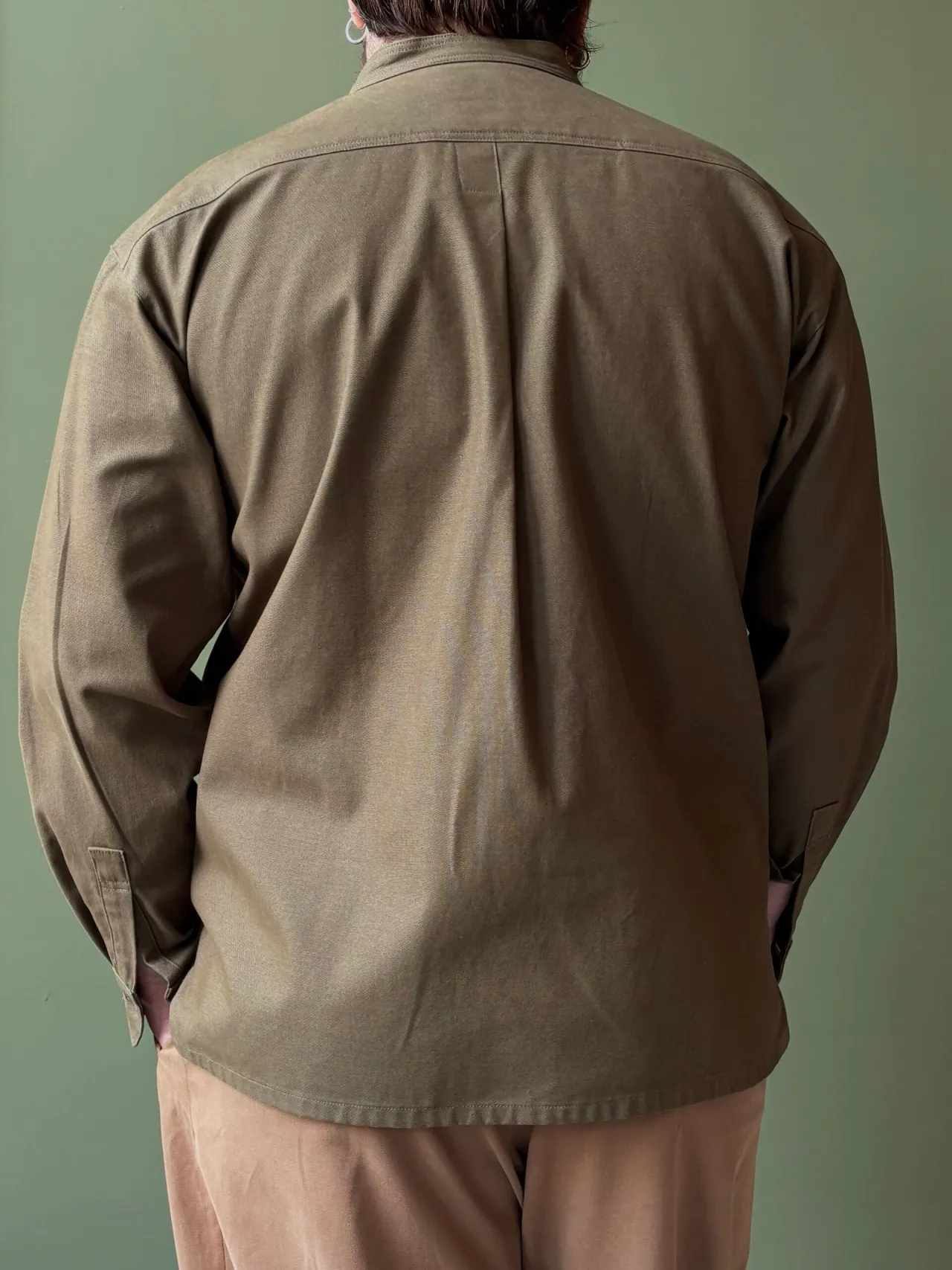 Panza Shirt | Olive Heavy Cotton - Image 3