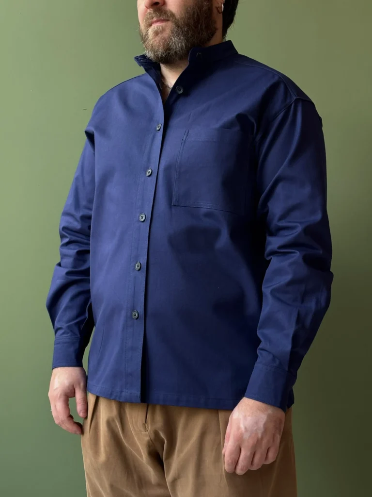 Panza Shirt | Cobalt Heavy Cotton