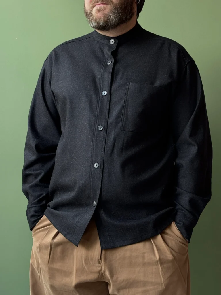 Panza Shirt | Charcoal Cashmere