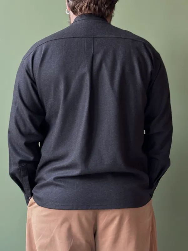 Panza Shirt | Charcoal Cashmere