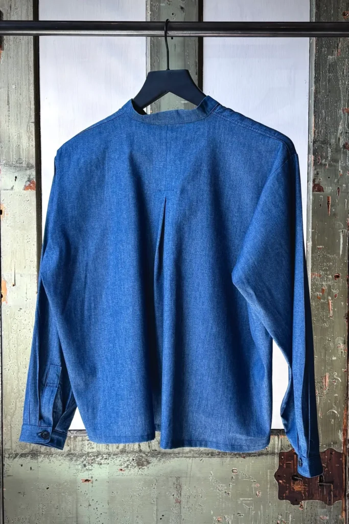 Etta Blouse | Cobalt Chambray