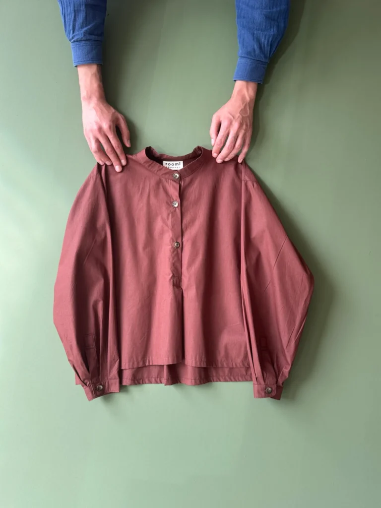 Etta Blouse | Chocolate Poplin
