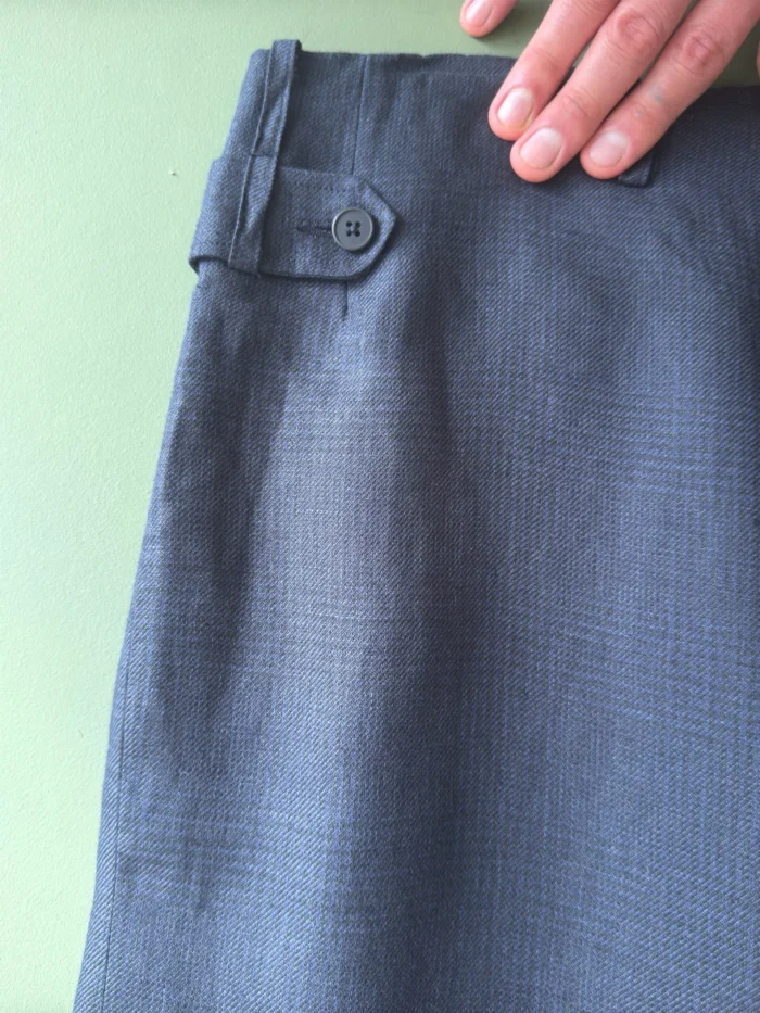 Gardener Trousers | Navy Irish Linen - Image 2