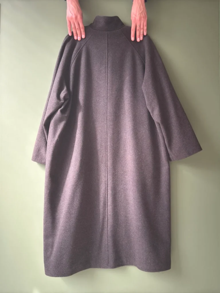 Hansom Overcoat | Charcoal Melton Wool