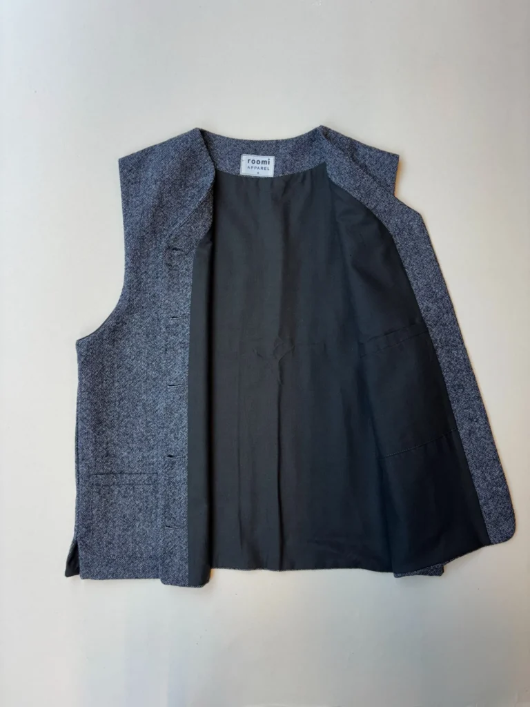 Kamali Waistcoat | Grey Wool