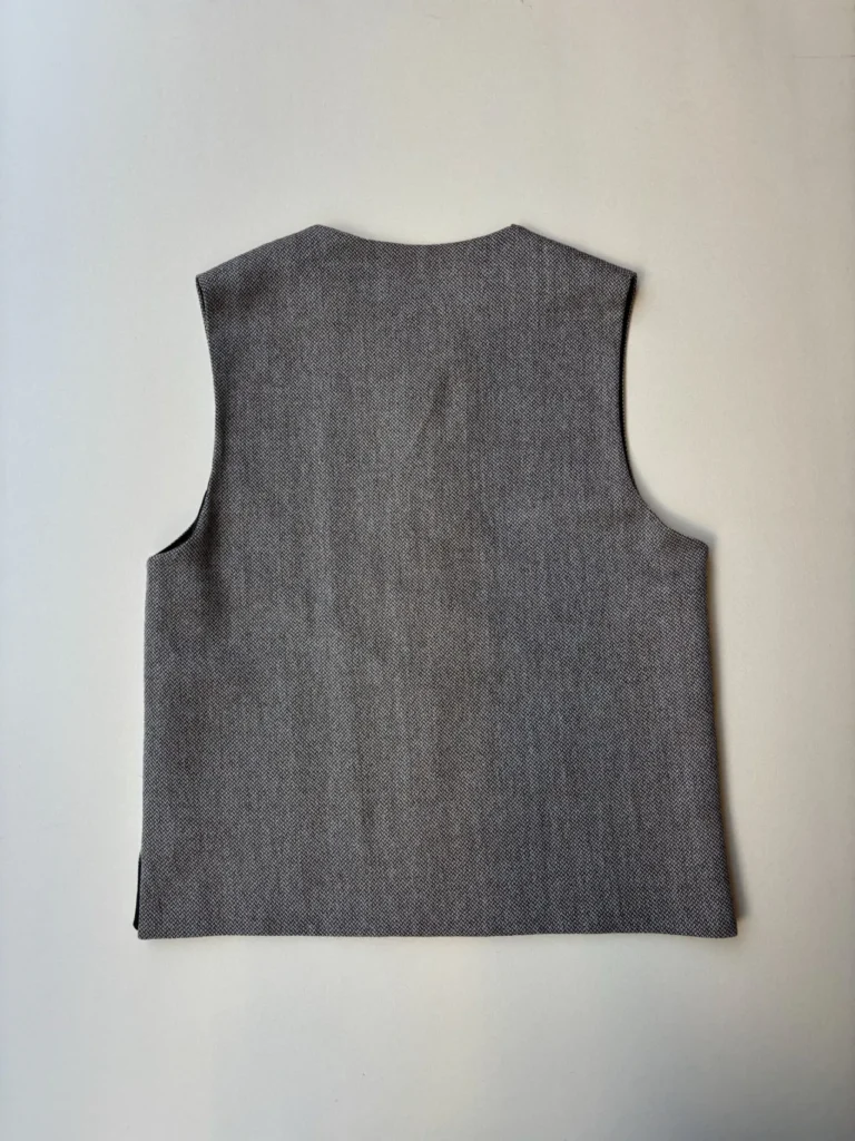 Kamali Waistcoat | Neutral Wool