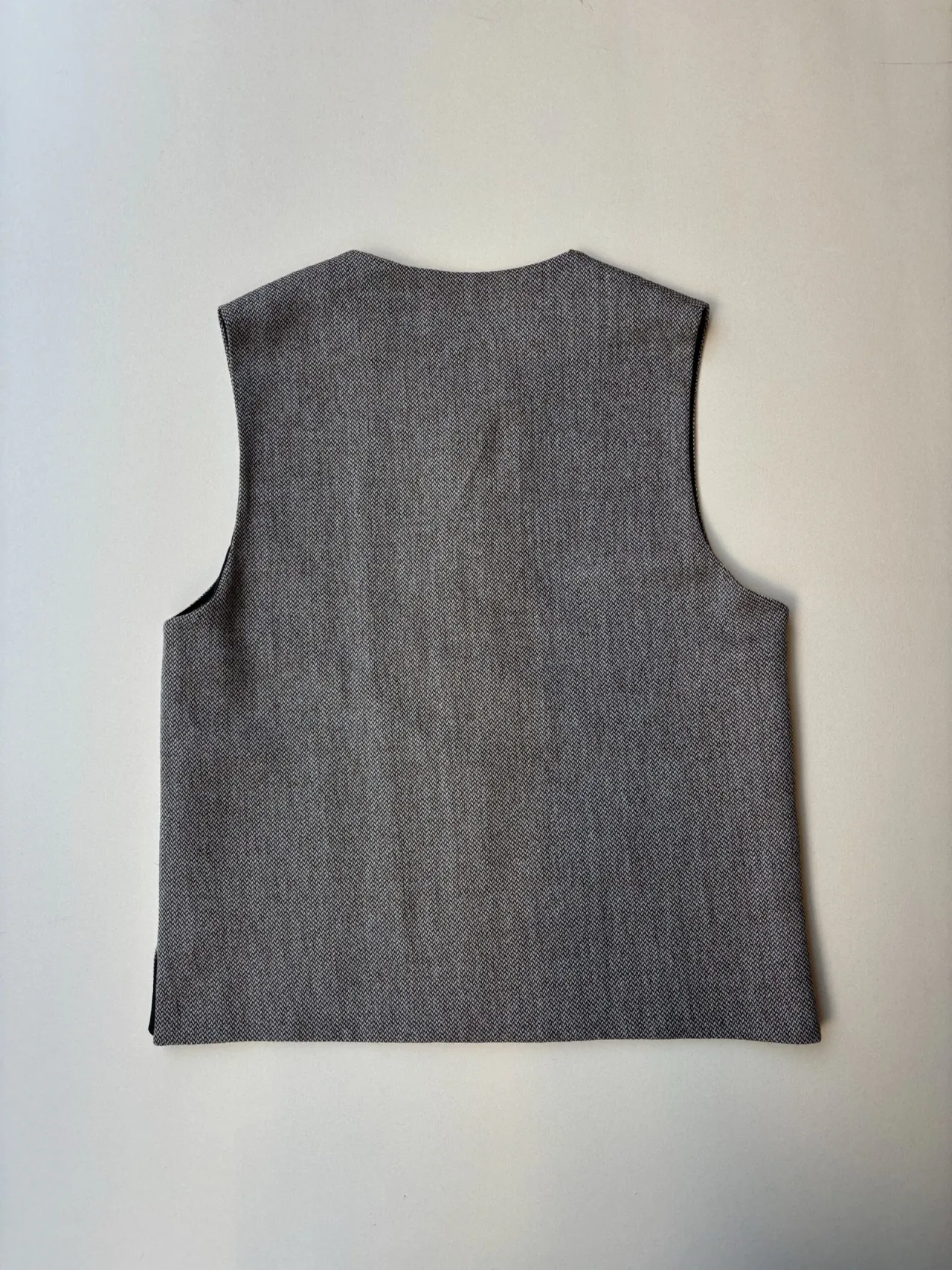 Kamali Waistcoat | Neutral Wool - Image 3