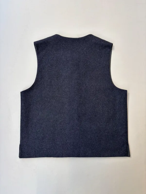 Kamali Waistcoat | Charcoal Wool