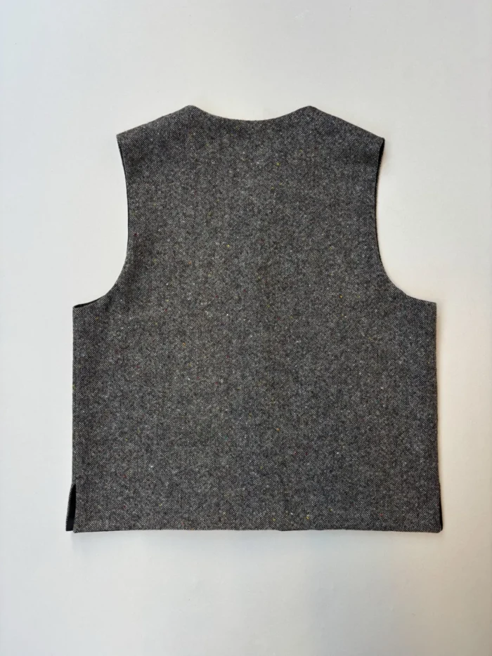 Kamali Waistcoat | Flecked Tweed - Image 4