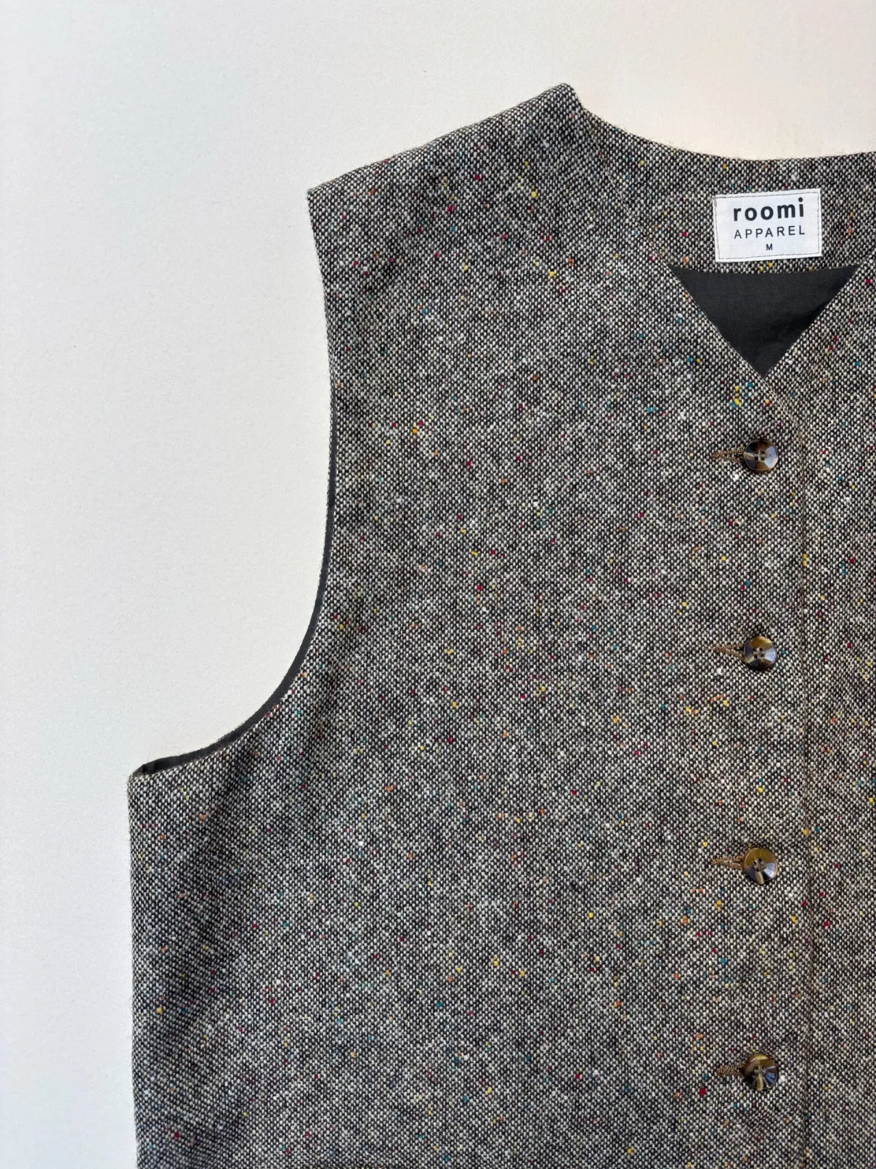 Kamali Waistcoat | Flecked Tweed - Image 2