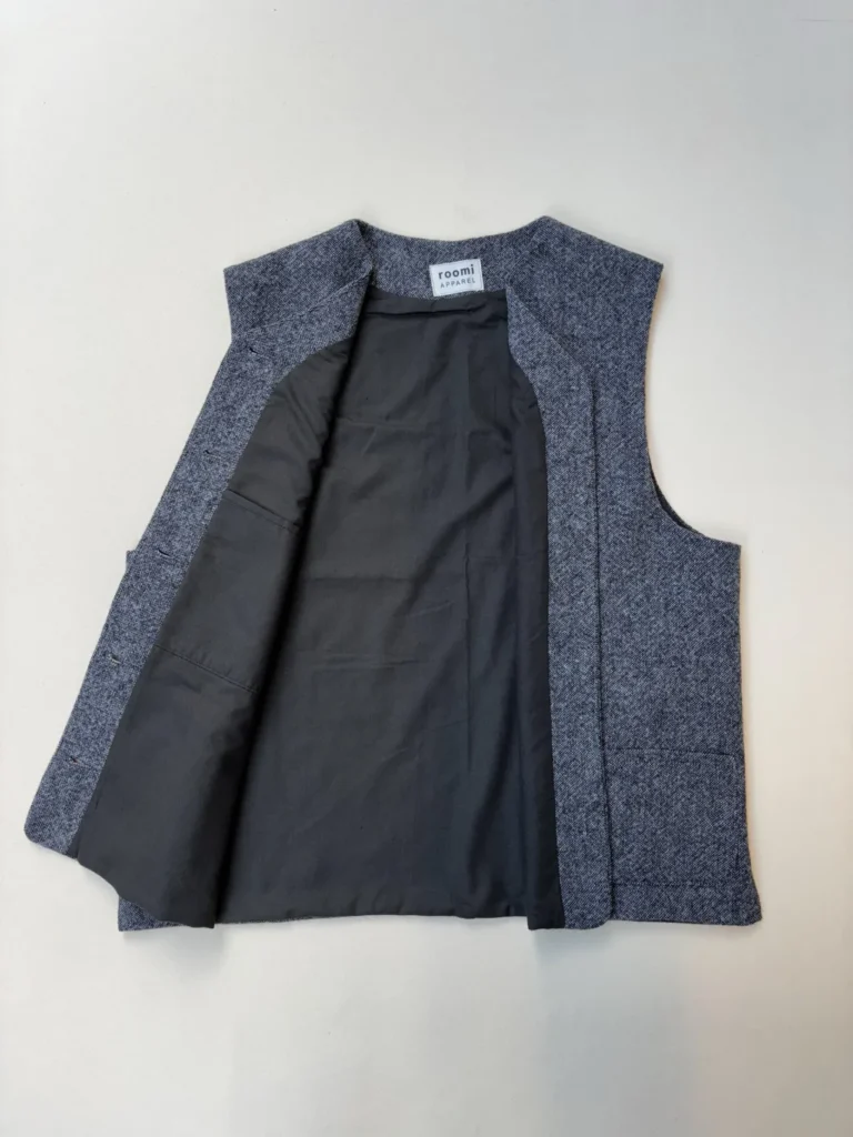 Kamali Waistcoat | Grey Wool