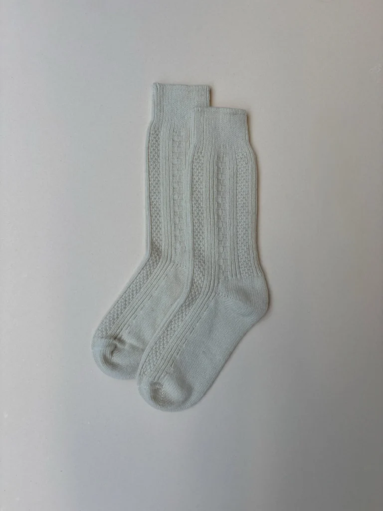Socks | Ecru Merino Wool