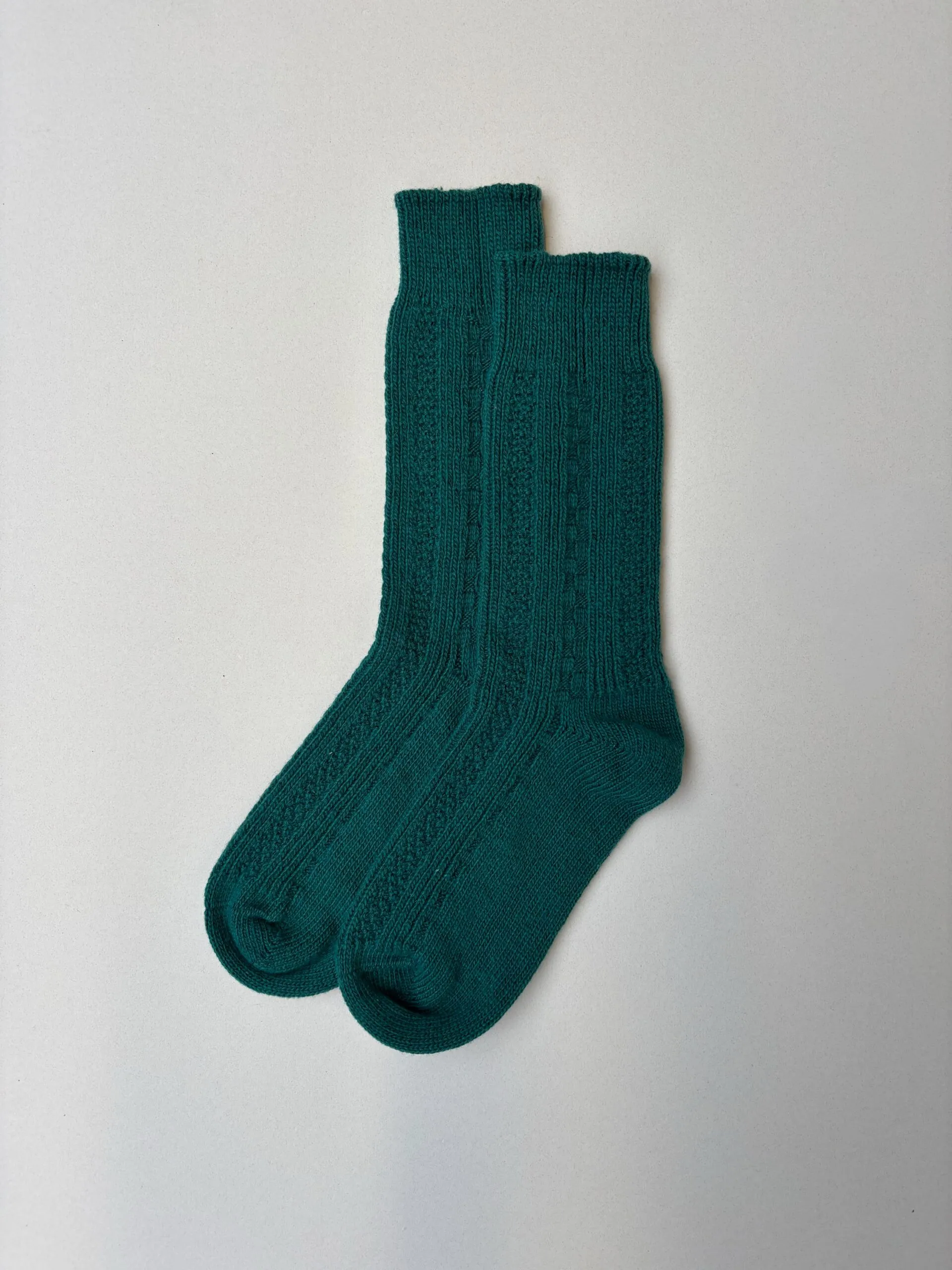 Socks | Green Merino Wool - Image 1