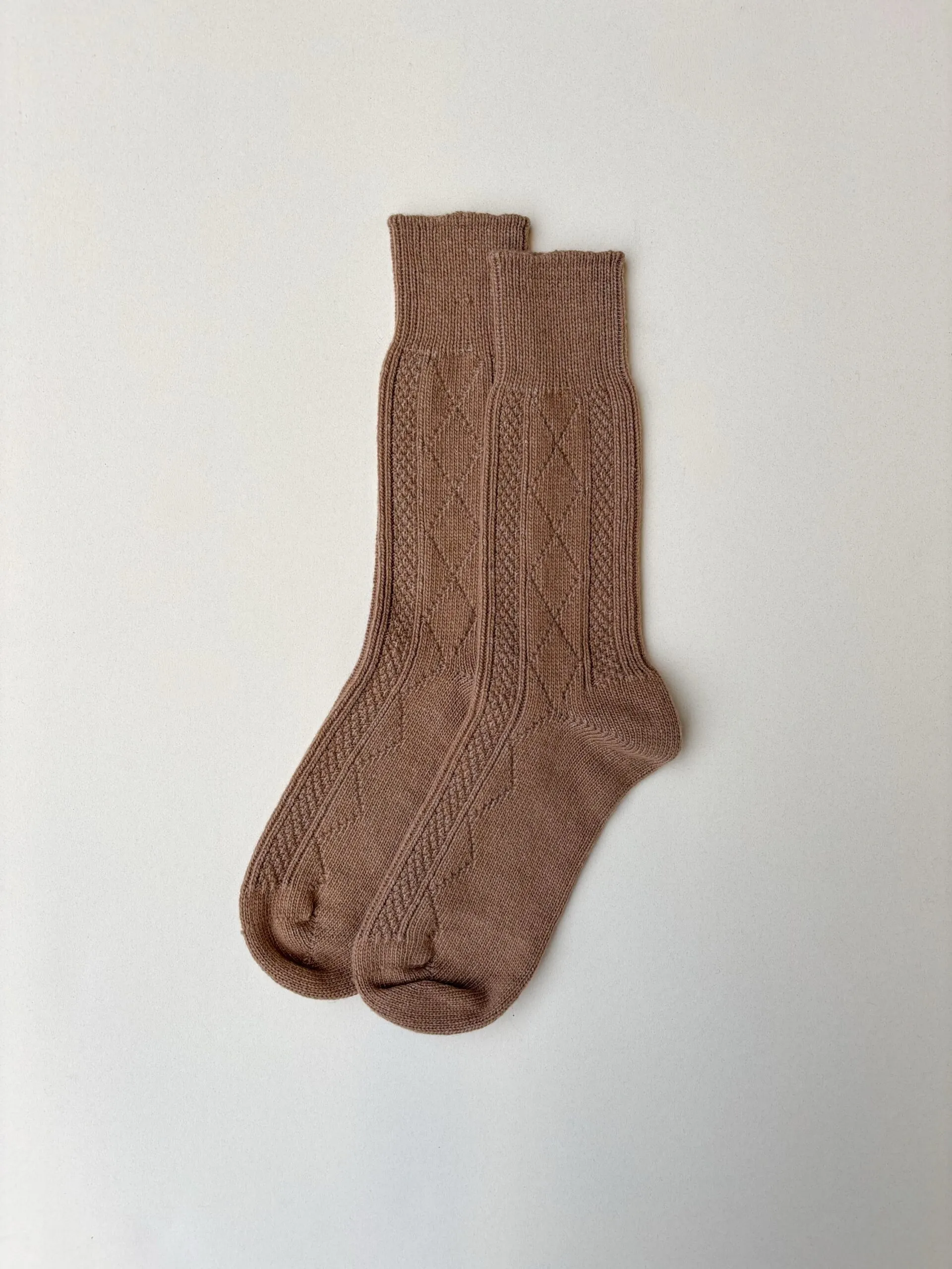 Socks | Tan Merino Wool - Image 1