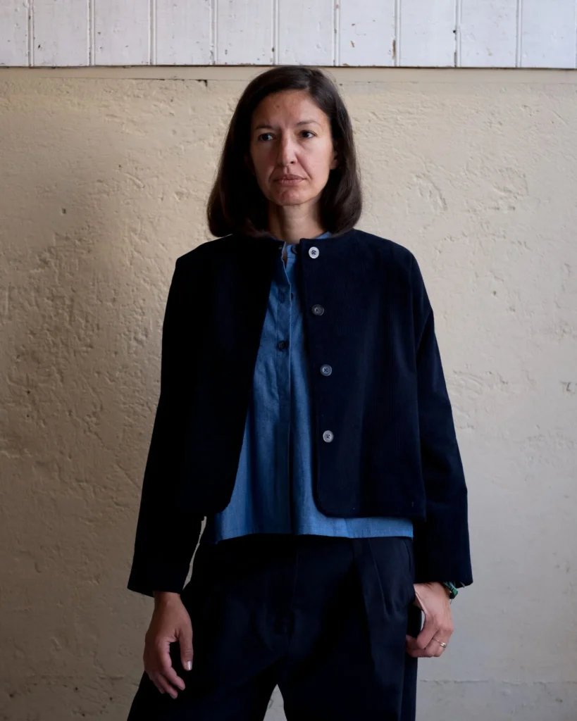 Maria Jacket | Navy Needlecord