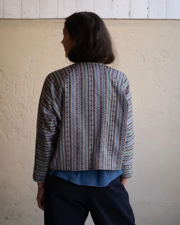 Maria Jacket | Patterned Silk-wool Blend