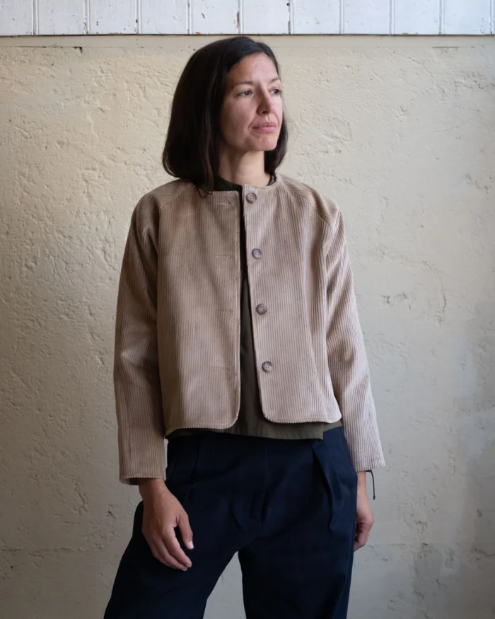 Maria Jacket | Beige Corduroy - Image 2