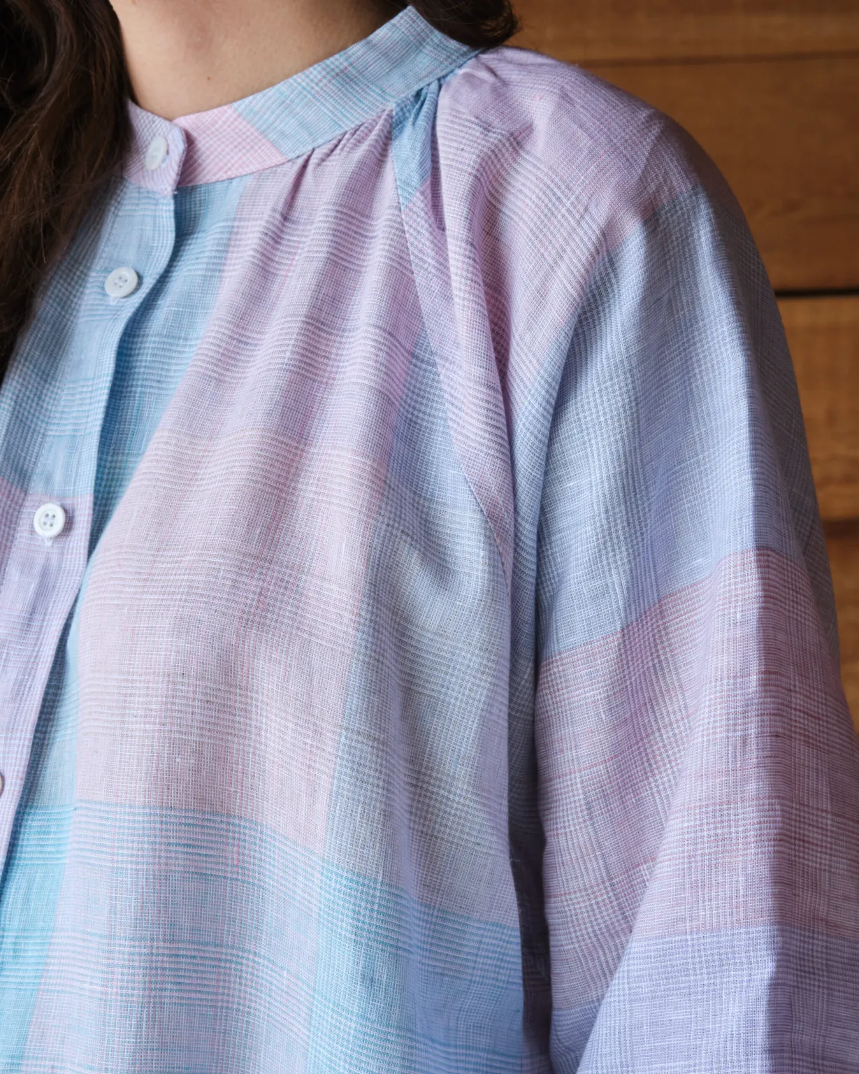 Dorothea Dress | Violet Irish Linen - Image 3