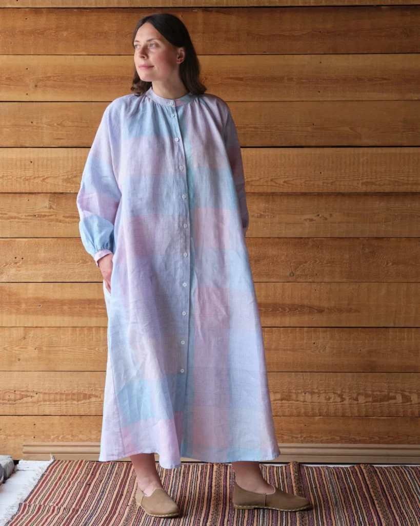 Dorothea Dress | Violet Irish Linen