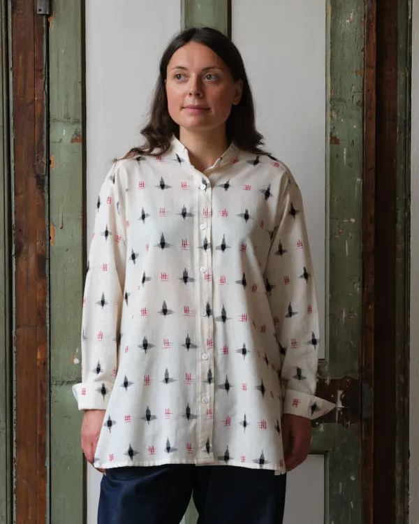 Boyfriend Blouse | Patterned Ikat