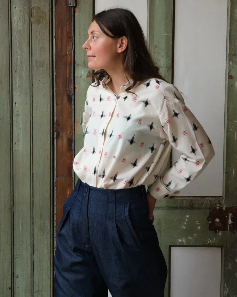 Boyfriend Blouse | Patterned Ikat