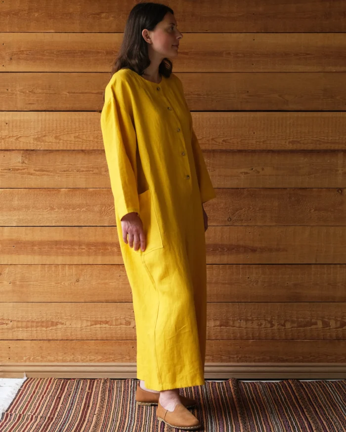 Amelia Jumpsuit | Marigold Irish Linen - Image 3