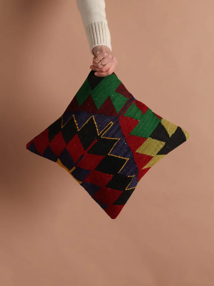 Geometric Kilim Cushion - Image 5