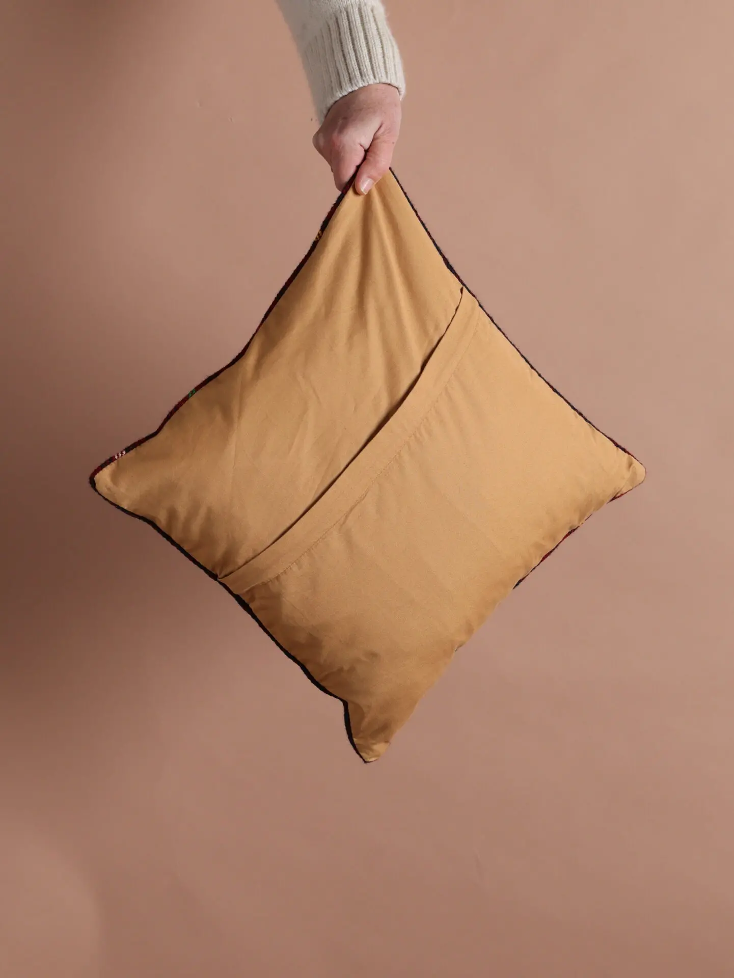Checked Kilim Cushion - Image 3