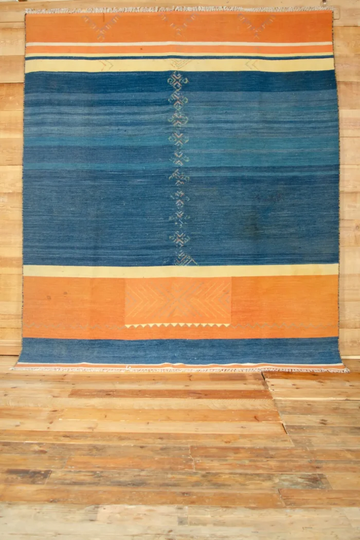Large Moroccan Kilim Rug - Image 1