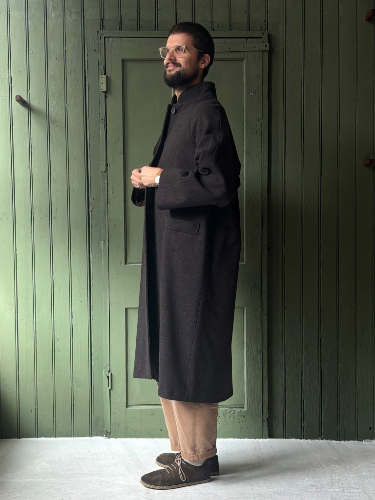 Hansom Overcoat | Charcoal Wool
