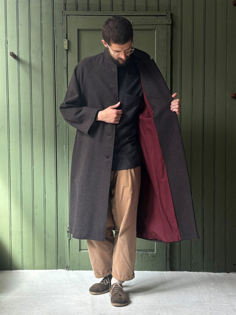 Hansom Overcoat | Charcoal Wool