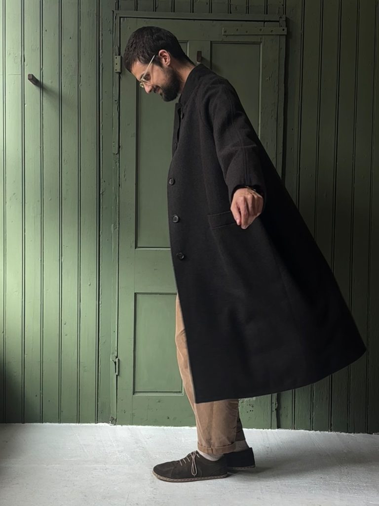 Hansom Overcoat | Charcoal Wool