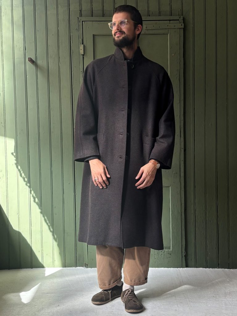 Hansom Overcoat | Charcoal Wool