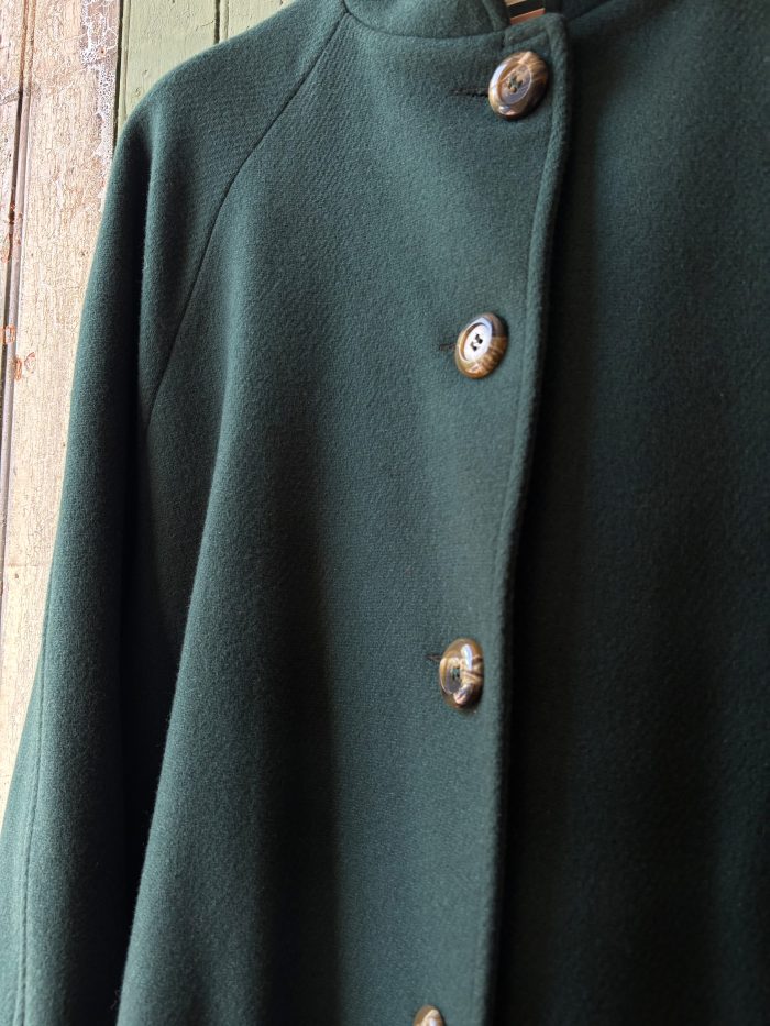 Hansom Overcoat | Forest Green Wool - Image 2