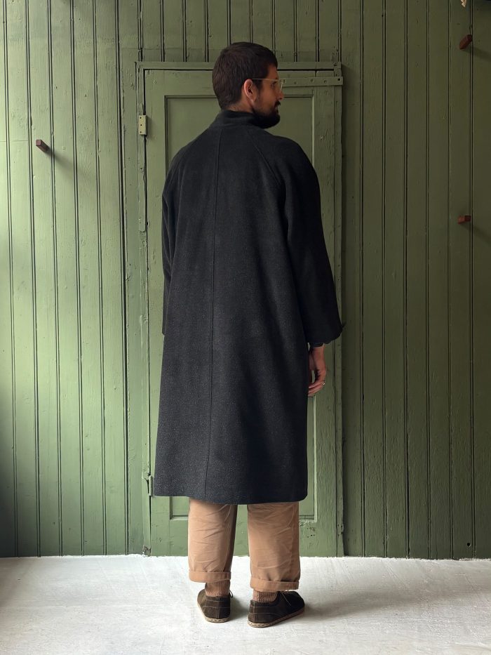 Hansom Overcoat | Dark Grey Wool - Image 6