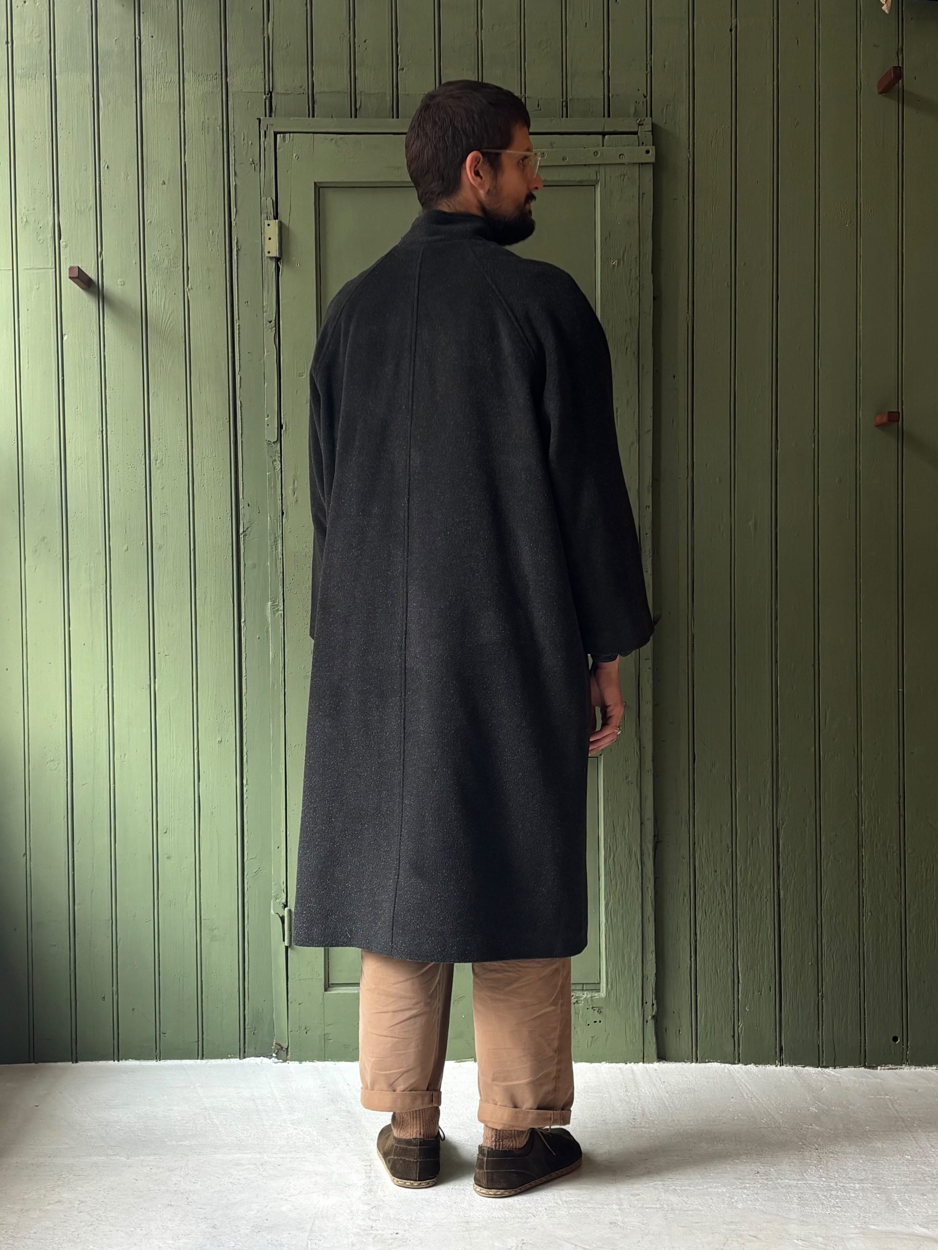 Hansom Overcoat | Dark Grey Wool - Image 6