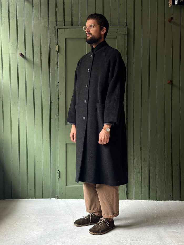 Hansom Overcoat | Dark Grey Wool - Image 5