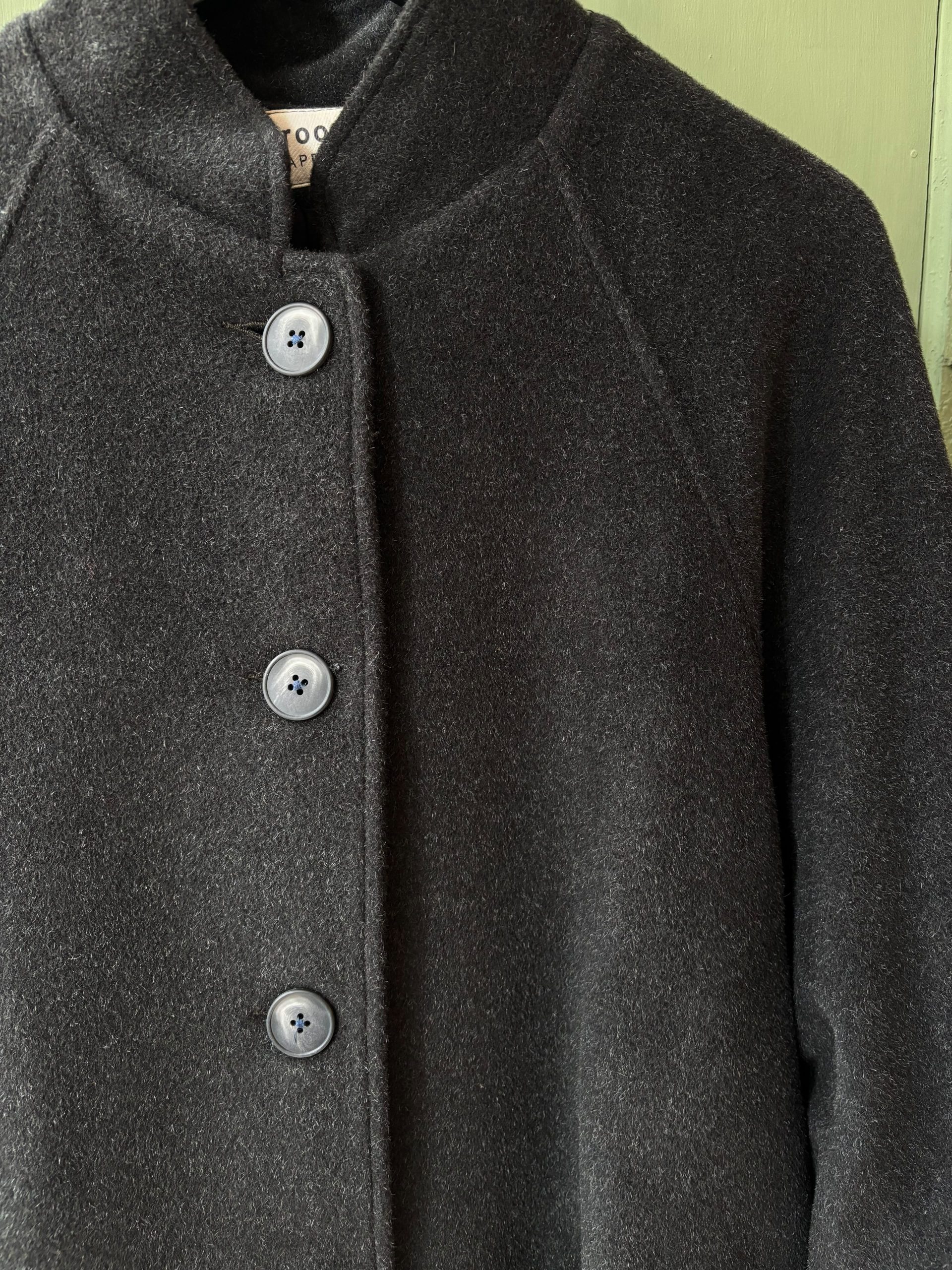 Hansom Overcoat | Dark Grey Wool - Image 3