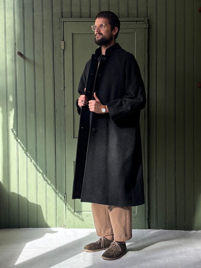 Hansom Overcoat | Dark Grey Wool - Image 2