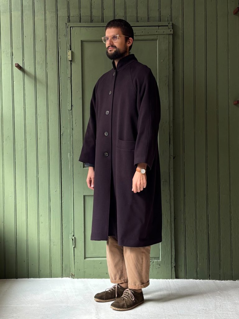 Hansom Overcoat | Plum Wool